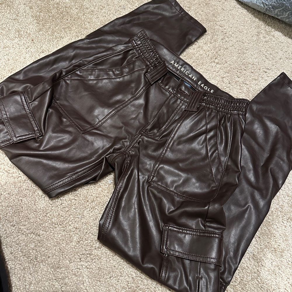 American Eagle Outfitters Brown Straight Leg Pants